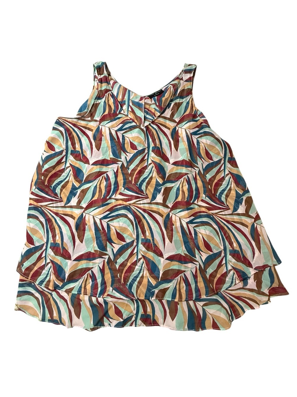 Lane Bryant Tank Tops Womens 24L V-Neck Swing Style Lightweight Pullover